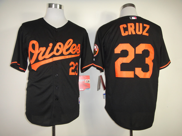 Men Baltimore Orioles #23 Cruz Black MLB Jerseys